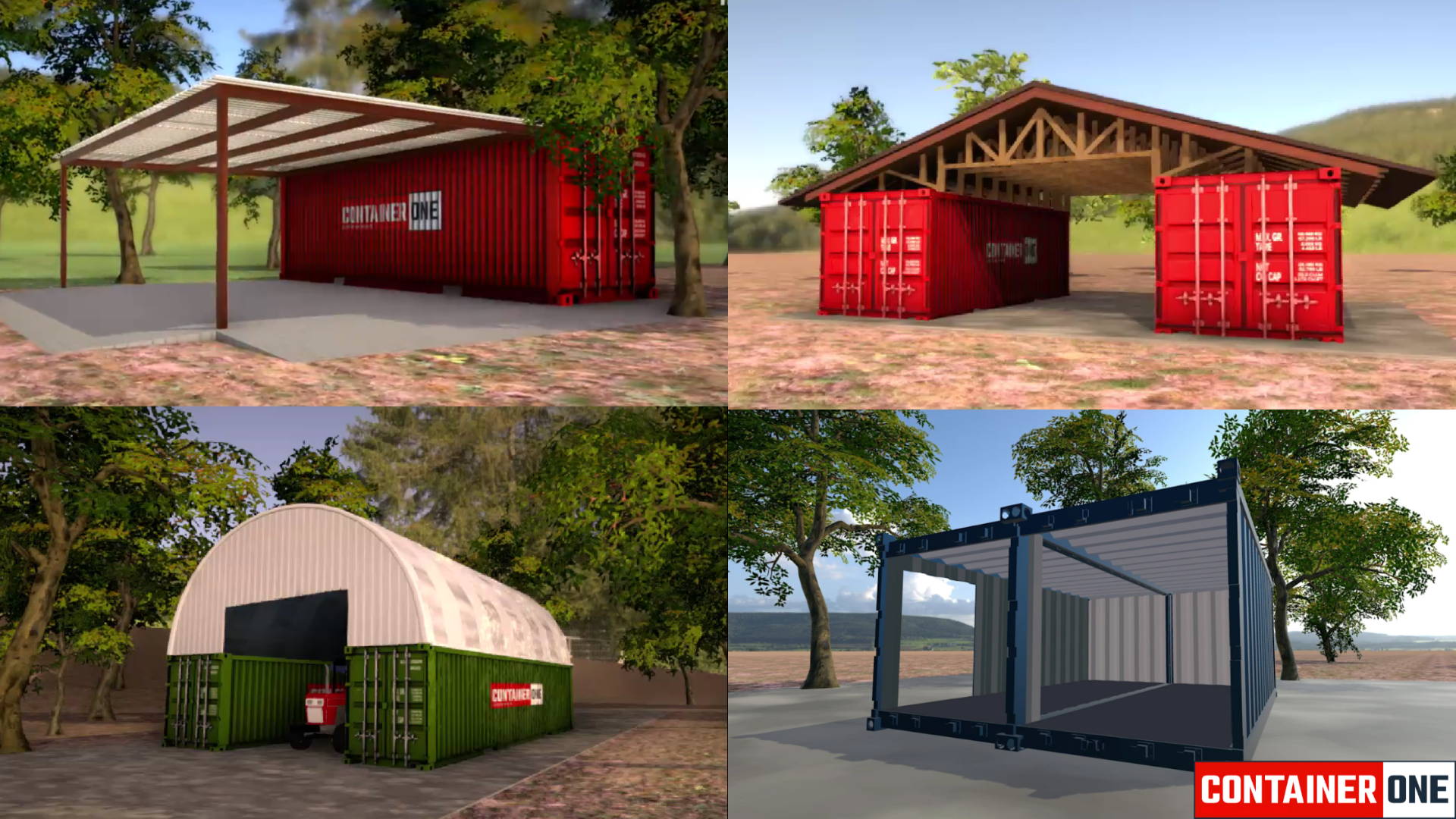 12 Epic Shipping Container Garage and Carport Ideas